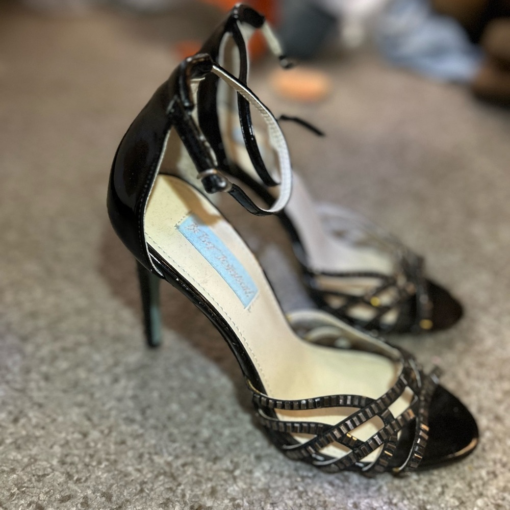 Betsey Johnson strap heels size 7